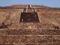 Teotihuacan, Mexico, an ancient Pre-Columbian civilization which preceded the Aztec culture Royalty Free Stock Photo