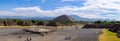 TEOTIHUACAN, MEXICO - 28 DECEMBER 2015: Teotihuacan panorama