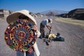 Mayan calendar souvenir in Teotihuacan Royalty Free Stock Photo