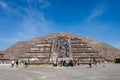 2019-11-25 Teotihuacan, Mexico. View pyramid of the moon.