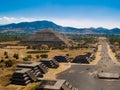 Teotihuacan Pyramids Royalty Free Stock Photo