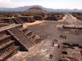 Teotihuacan, Mexico, an ancient Pre-Columbian civilization which preceded the Aztec culture Royalty Free Stock Photo