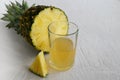 Tepache is a fermented drink made from pineapples, sugar and spices.