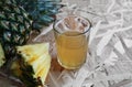 Tepache is a fermented lemonade made from pineapples, sugar and spices