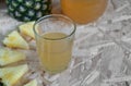 Tepache is a fermented lemonade made from pineapples, sugar and spices