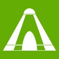 Tepee icon green