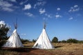 Tepees Royalty Free Stock Photo