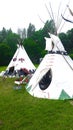 Tepees on a Pow Wow meeting uk