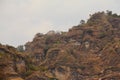 Tepozteco pyramid in tepoztlan town near cuernavaca II Royalty Free Stock Photo