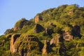 Tepozteco natural park in tepoztlan, near cuernavaca city, morelos.. II Royalty Free Stock Photo