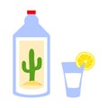 Tequila bottle vector