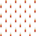 Tequila bottles mexican drinks pattern background