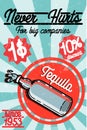 Tequila color banner