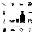 tequila icon. Detailed set of elements Mexico culture icons. Premium graphic design. One of the collection icons for websites, web Royalty Free Stock Photo