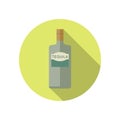 Tequila icon in flat style