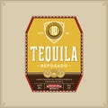 Tequila label template