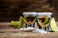 Tequila with lime