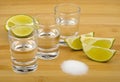 Tequila, lime and salt