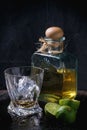 Tequila and limes