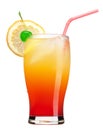 Tequila Sunrise drink Royalty Free Stock Photo