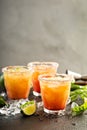 Tequila sunrise margarita