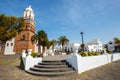 City center of Teguise, former capital of the island of Lanzarote