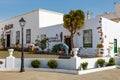 View of the city center of Teguise, former capital of the island of Lanzarote