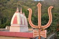 Tera Manzil Shiva Temple in Rishikesh, India Royalty Free Stock Photo