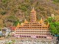 Tera Manzil Temple in Rishikesh Royalty Free Stock Photo