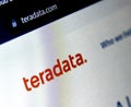 Teradata Software company Royalty Free Stock Photo