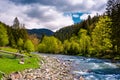 Tereblya river of Carpathan mountains