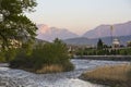 Terek river in Vladikavkaz