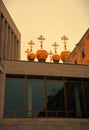 Terem churches. Architecture of Moscow Kremlin.