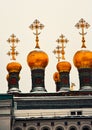 Terem churches. Architecture of Moscow Kremlin.