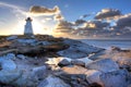 Terence Bay lighthouse Royalty Free Stock Photo