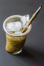 Terere. frozen yerba mate drink Royalty Free Stock Photo