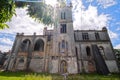 Tereschenko Palace in neogothic style. Chervone, Zhytomyr oblast, Ukraine