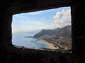 Teresitas beach near Santa Cruz de Tenerife. Royalty Free Stock Photo