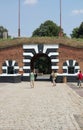 Terezin / Czech republic / July 2012: Enterance of the citadel in which the concentration camp of Theresienstadt was located