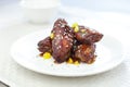Teriyaki Chicken Midwing Royalty Free Stock Photo