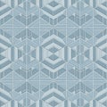Terlocking geometric designs, including triangles and parallelo Royalty Free Stock Photo