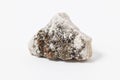 Dolomite ore on a white background.