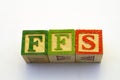 The term ffs Royalty Free Stock Photo