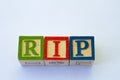 The term RIP Royalty Free Stock Photo