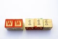 The term WW 111 Royalty Free Stock Photo