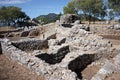Termas de la ciudad romana de Ocuri en Ubrique, provincia de CÃÂ¡diz, AndalucÃÂ­a, EspaÃÂ±a