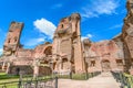 Terme di Caracalla ot The Baths of Caracalla in Rome, Italy Royalty Free Stock Photo