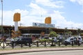 Terminal Bimodal central bus - train station, Santa Cruz Royalty Free Stock Photo