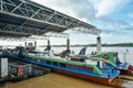 Passenger boats terminal for rural villagers