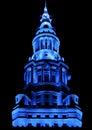 The Terminal Tower in Blue Light